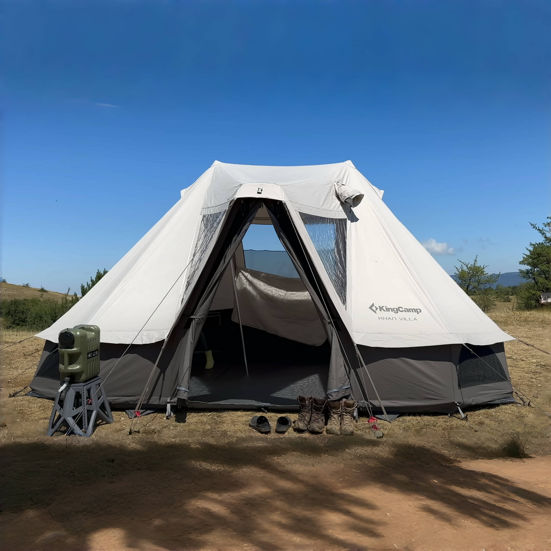 KingCamp KHAN Villa Tent with Free Inner Bundle – KingCamp Outdoors KingCamp KHAN Villa Tent with Free Inner Bundle – KingCamp Outdoors