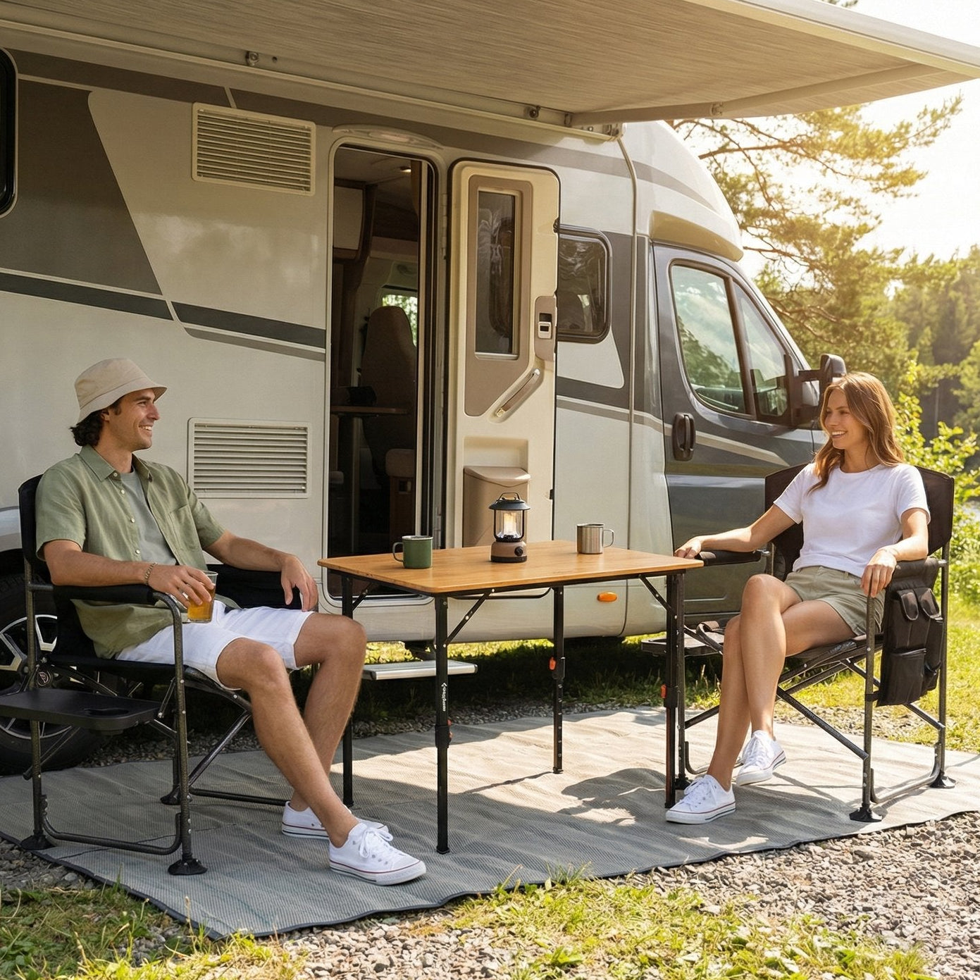 KingCamp Outdoor Table & Chair Bundle Set