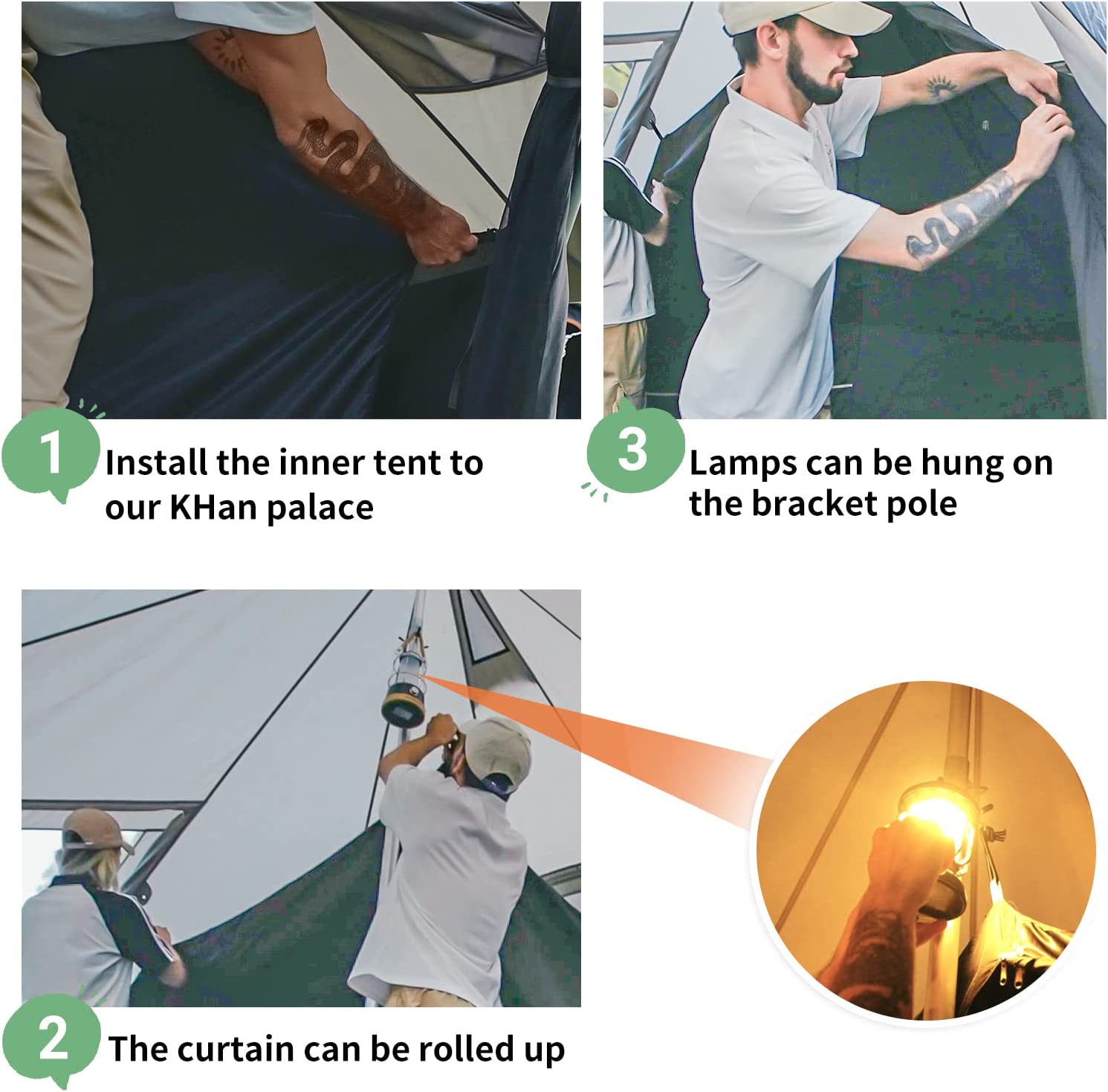 KingCamp Khan Palace Glamping Tent