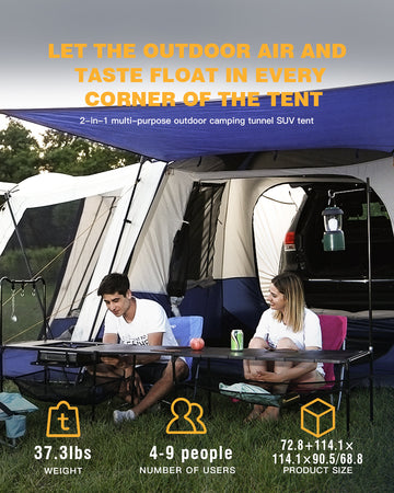 big square tent Buy Camping Square SUV Tent Online from KingCamp Outdoors