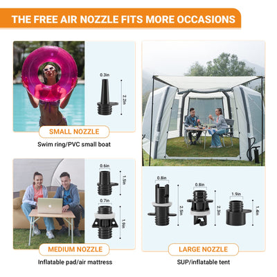 KingCamp THOR Portable Electric Air Pump for Tent & Mattress