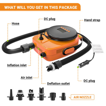 tent pump KingCamp THOR Portable Electric Air Pump for Tent & Mattress – KingCamp Outdoors