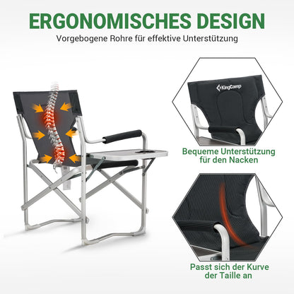 KingCamp Timeless Aluminum Tube Camping Chair | Lifetime Warranty