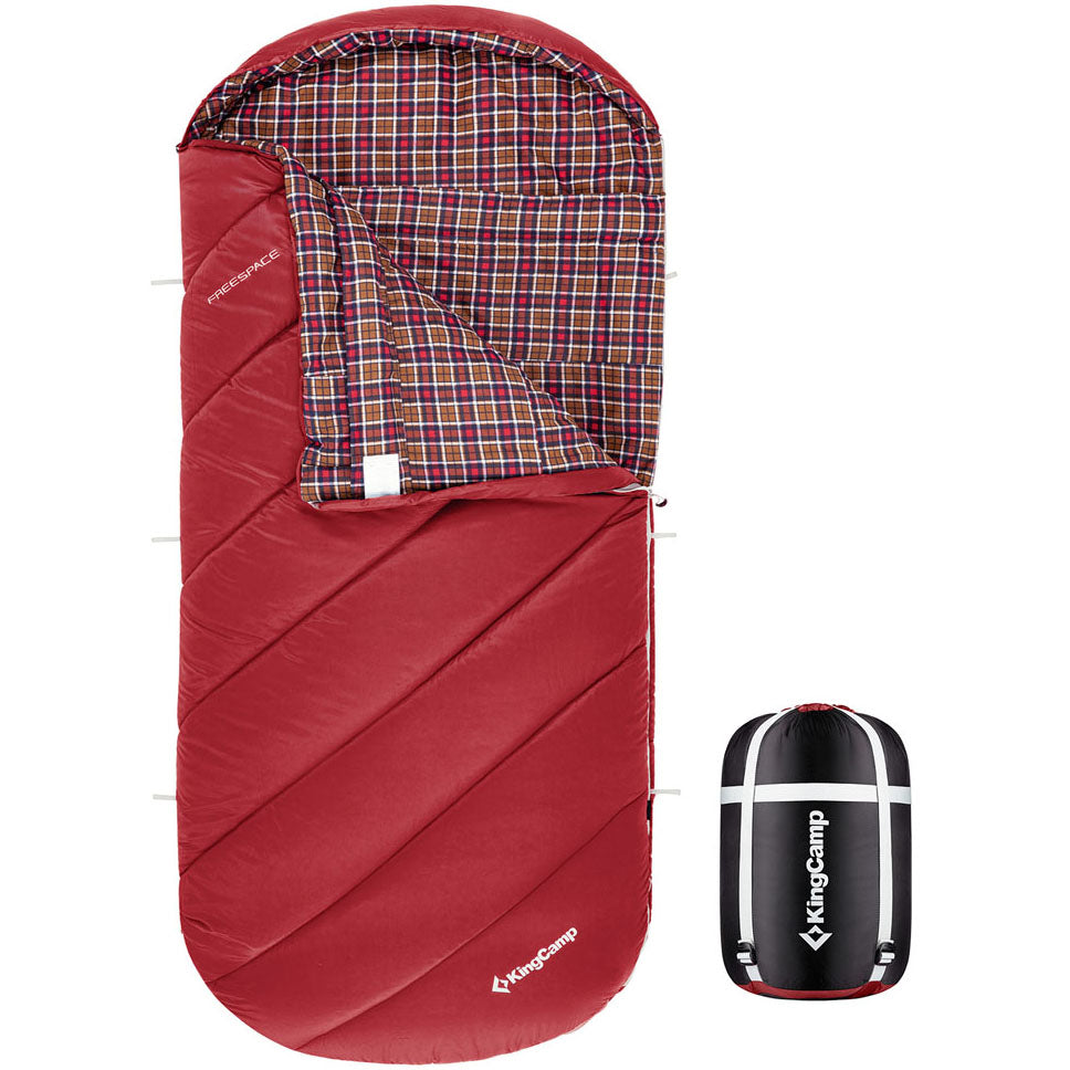 Buy 250g 3 Season Cotton lining Black Plus Size Sleeping Bag from