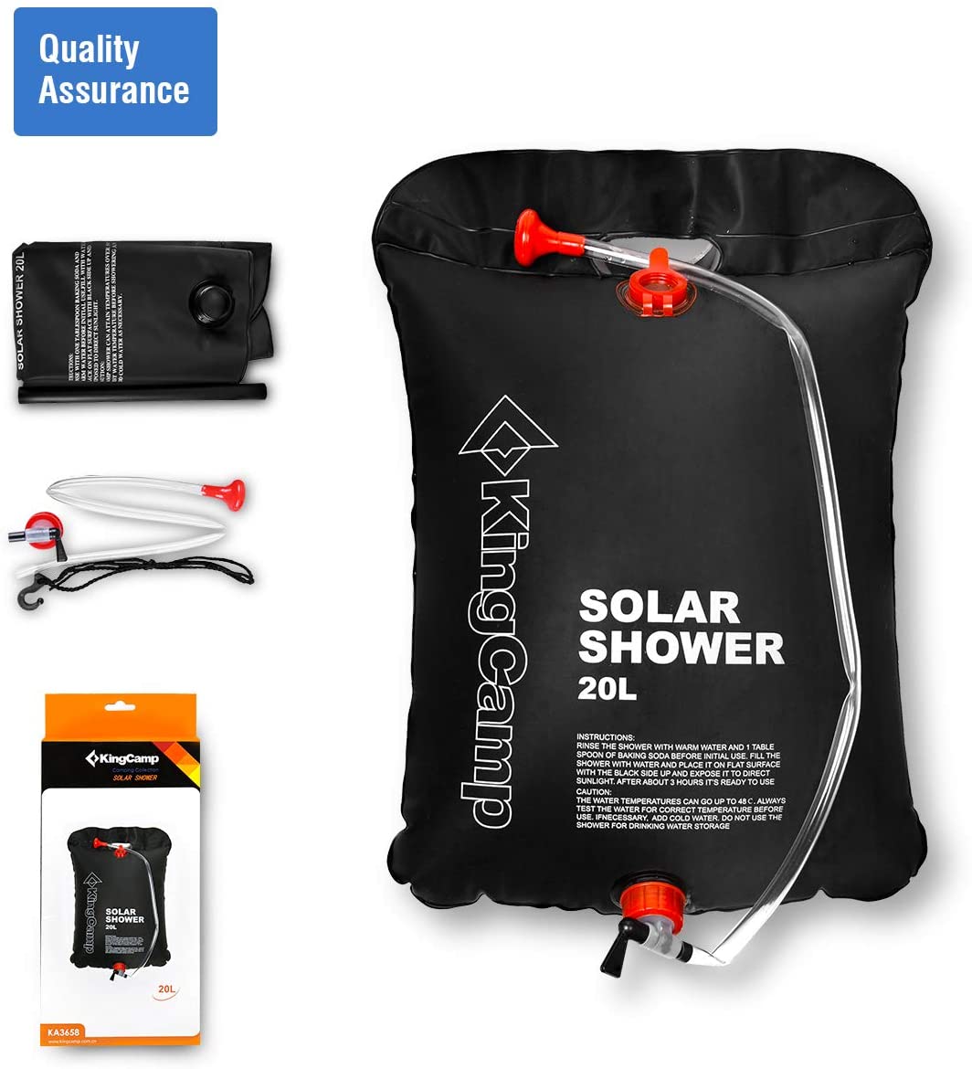 KingCamp 20 L / 5.28 Gallons Portable Camping Solar Shower