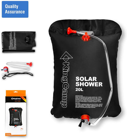 KingCamp 20 L / 5.28 Gallons Portable Camping Solar Shower