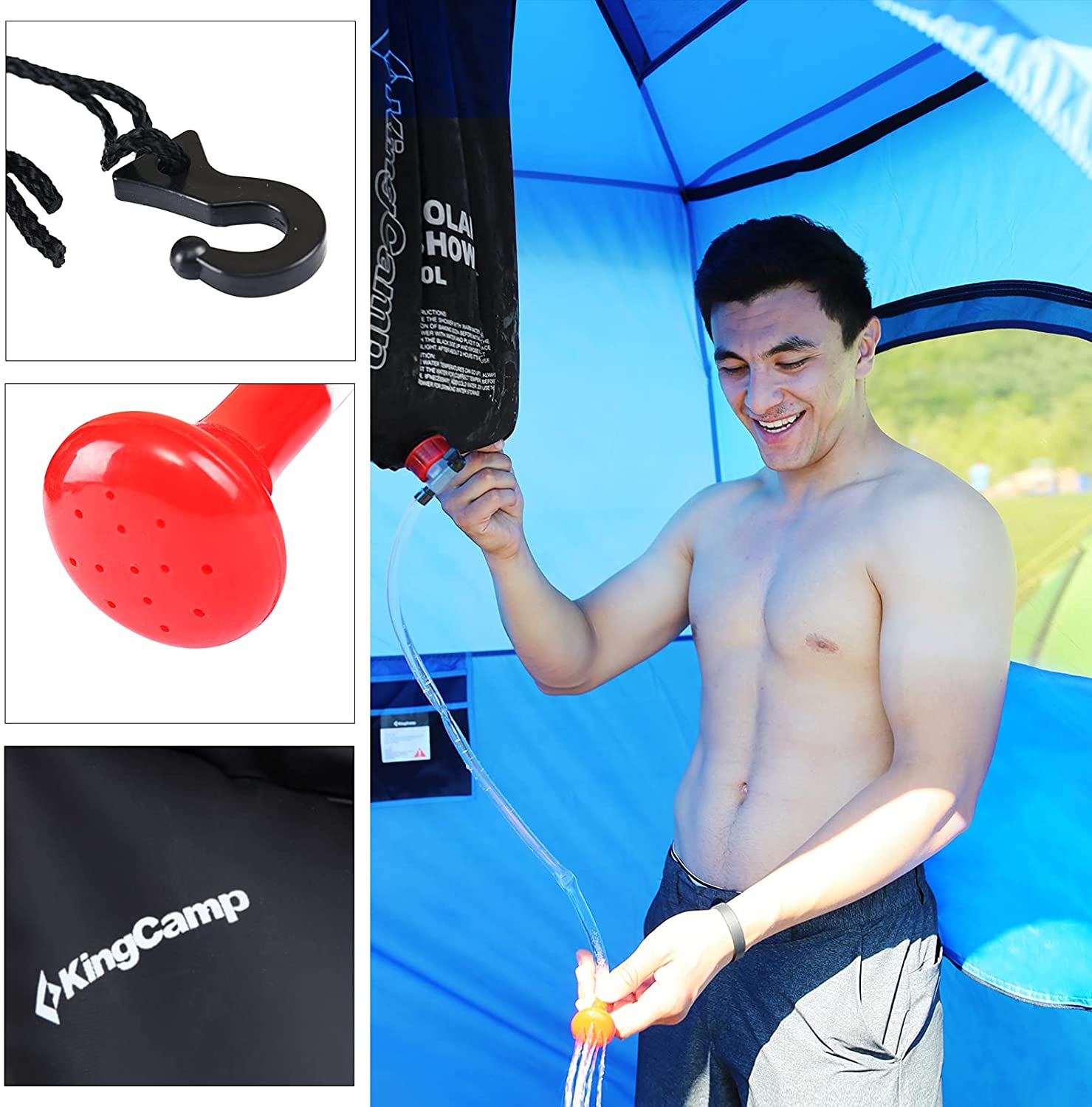 KingCamp 20 L / 5.28 Gallons Portable Camping Solar Shower
