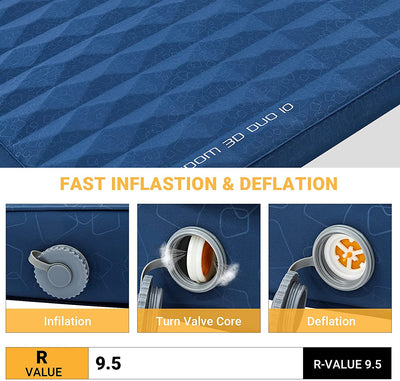 KingCamp 3.94 Inch Thick Self-Inflating Camping Pad