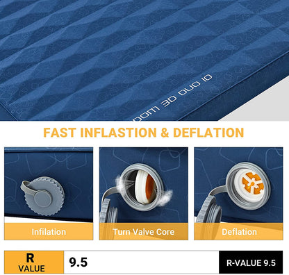 KingCamp 3.94 Inch Thick Self-Inflating Camping Pad