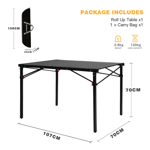 4-6 Person Lightweight Folding Tables from KingCamp Outdoors