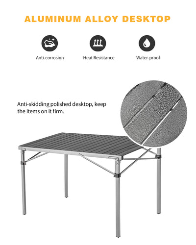 KingCamp 4-6 Person Aluminum Alloy Table