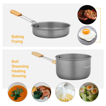 Now Buy KingCamp 7Pcs Camping Cookware Camp Cooking Set – KingCamp