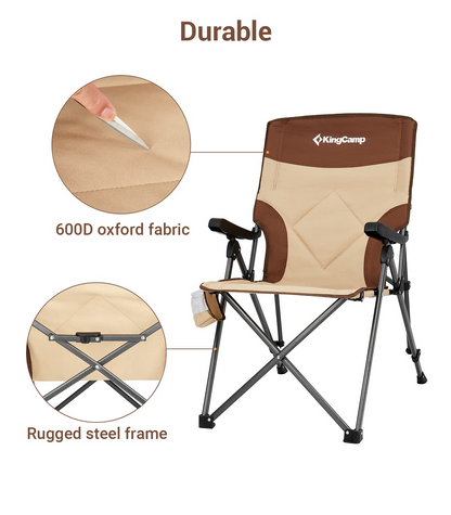KingCamp Adjustble Heavy Duty Camping Chairs