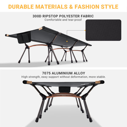 KingCamp Aluminum Alloy High & Low Use Outdoor Cot