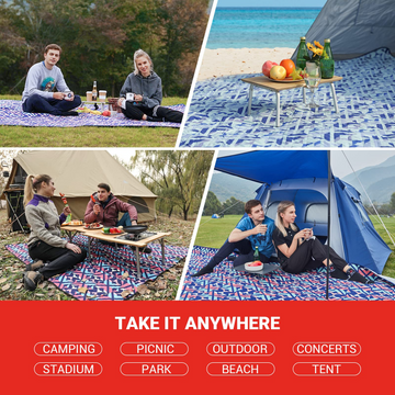Camp picnic online blanket