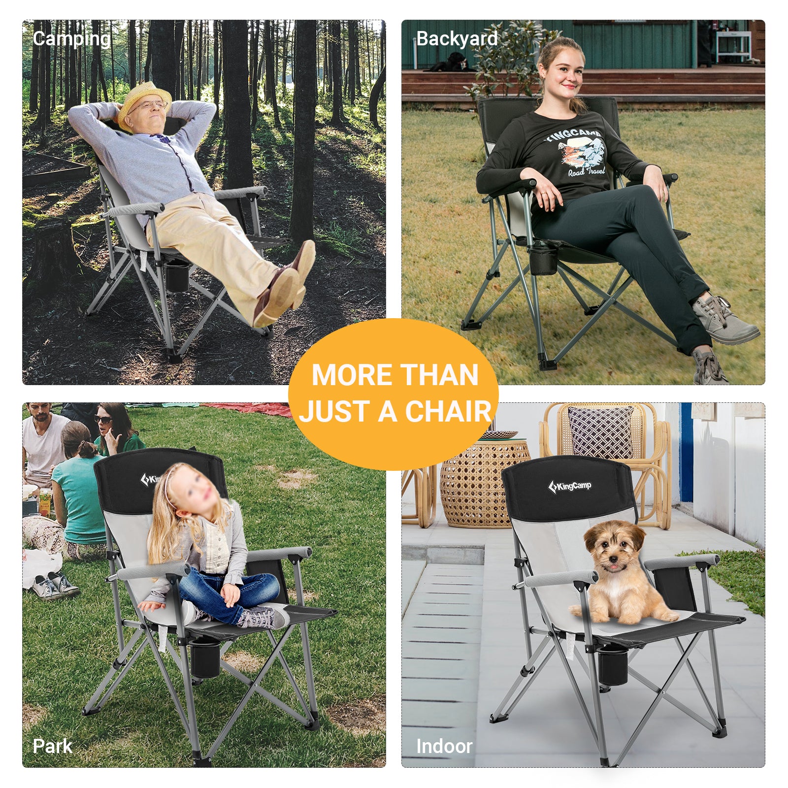 KingCamp Folding Lightweight Camping Chair