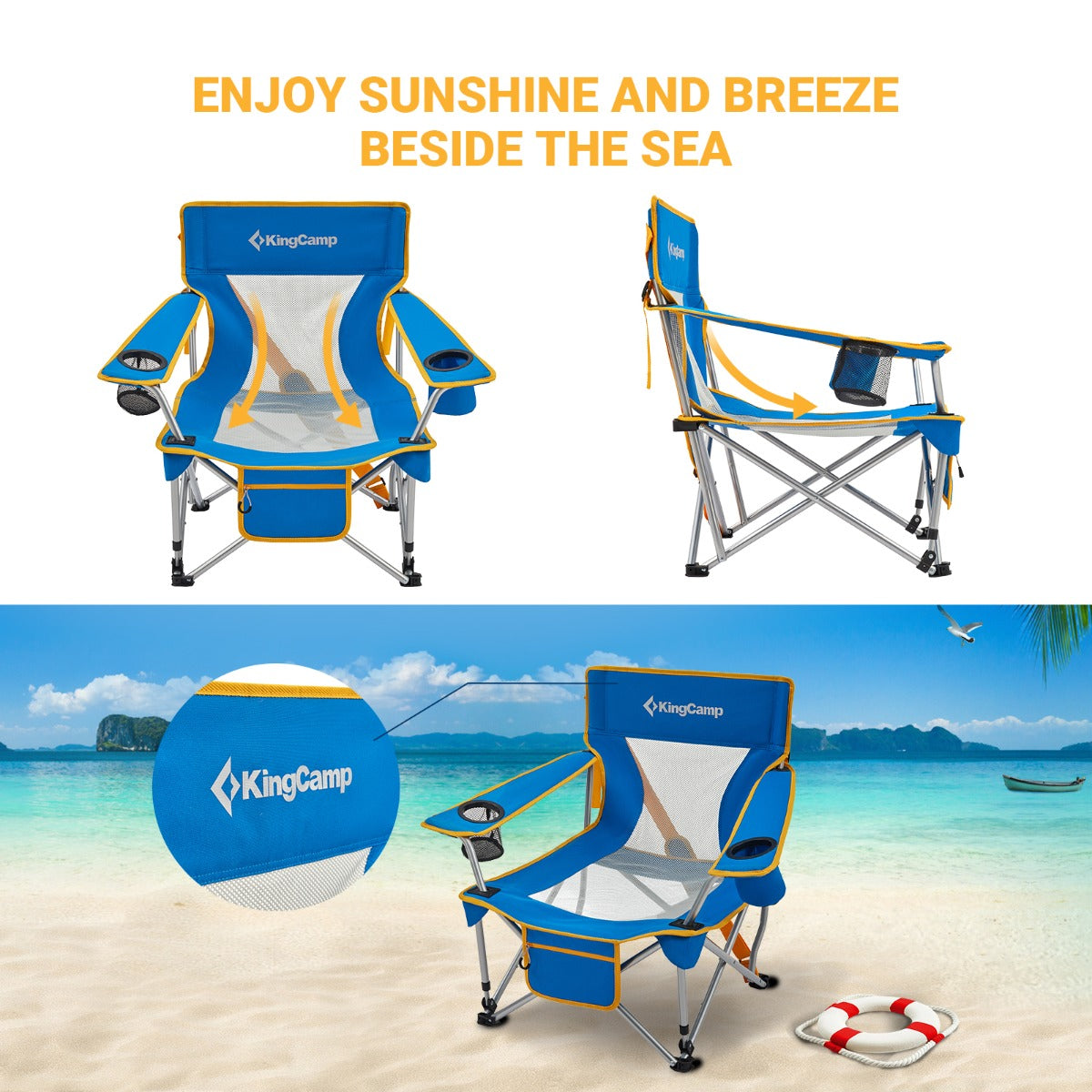KingCamp Camping Low Seat Chair