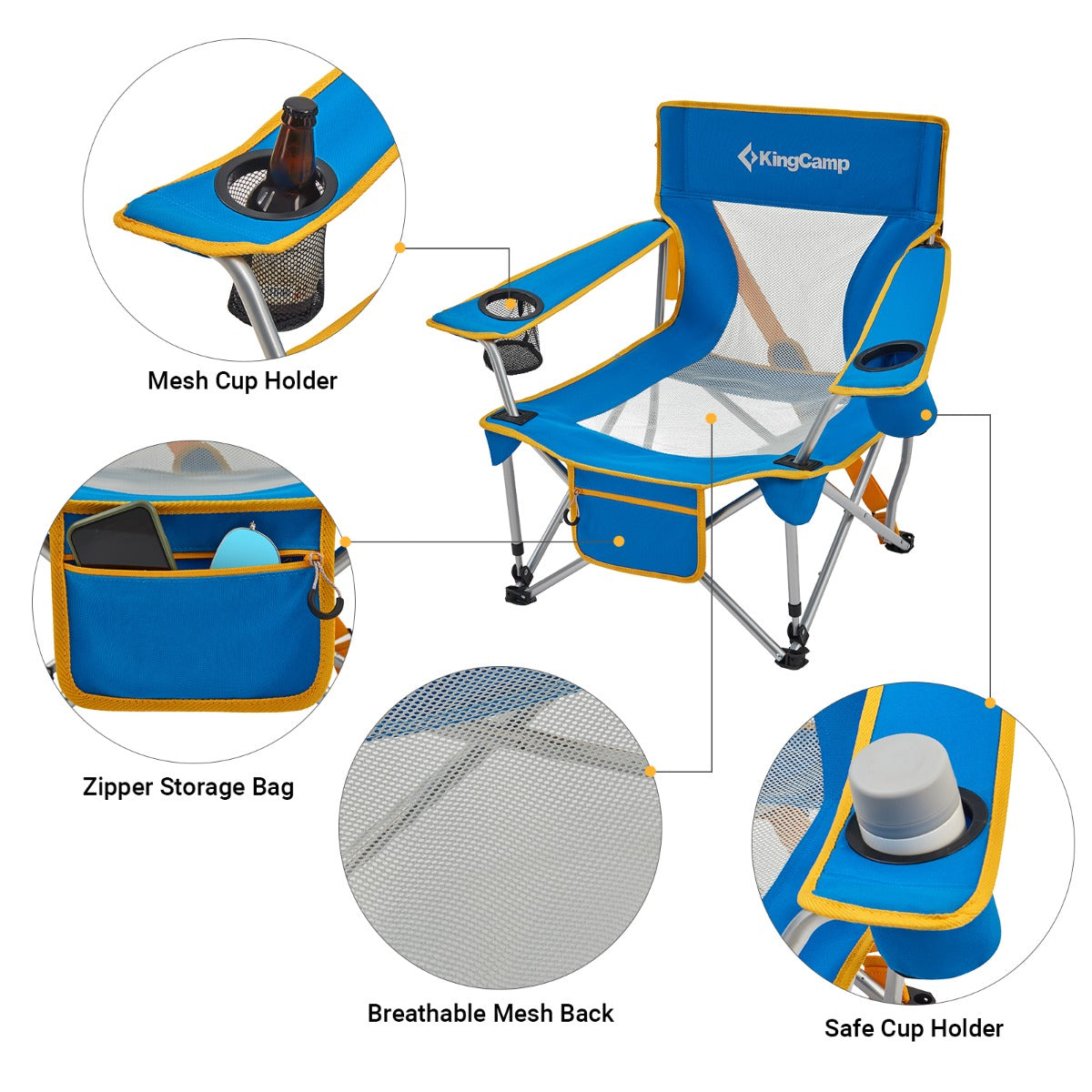 KingCamp Camping Low Seat Chair