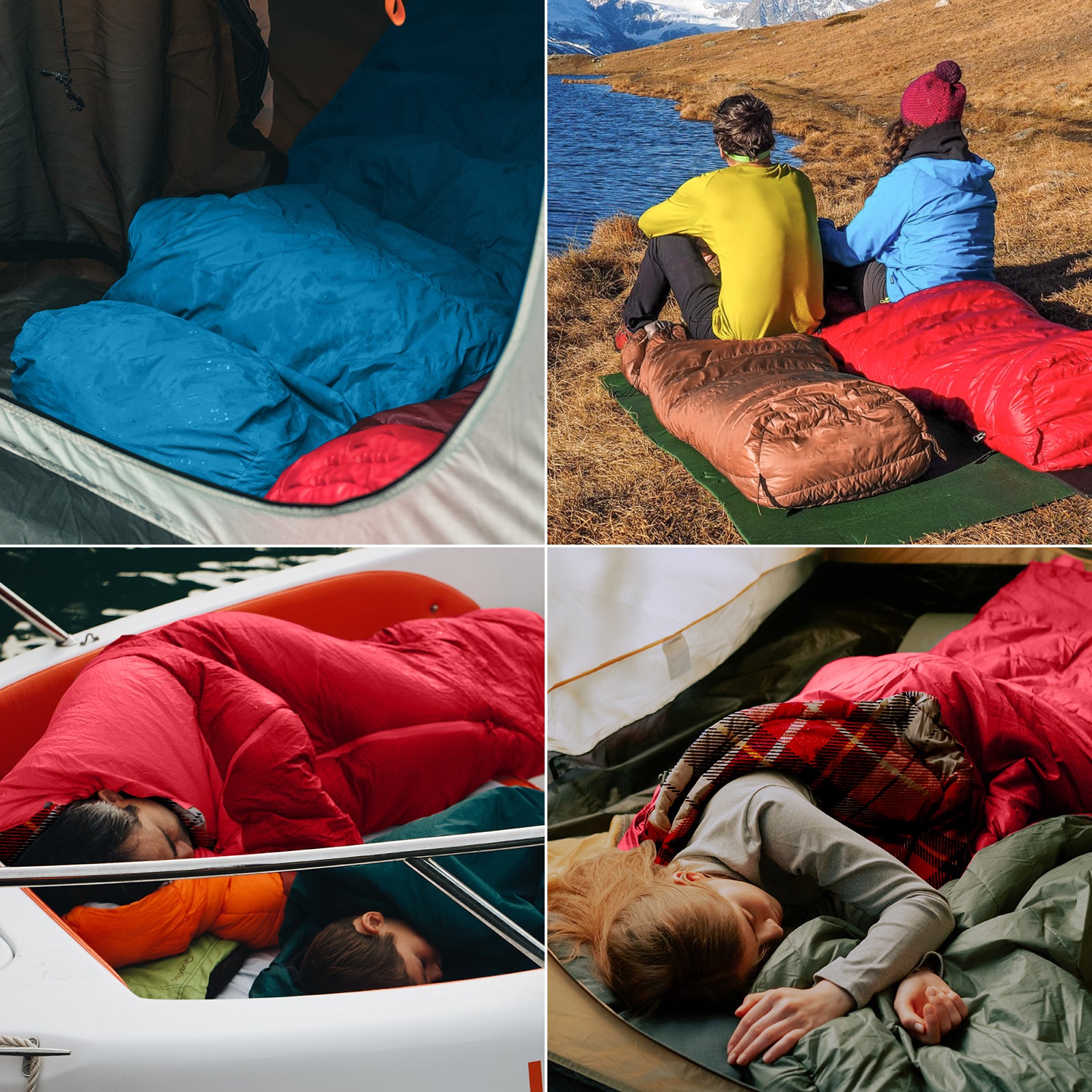 KingCamp Outdoor Gear Cotton Flannel 3 Season Sleeping Bags