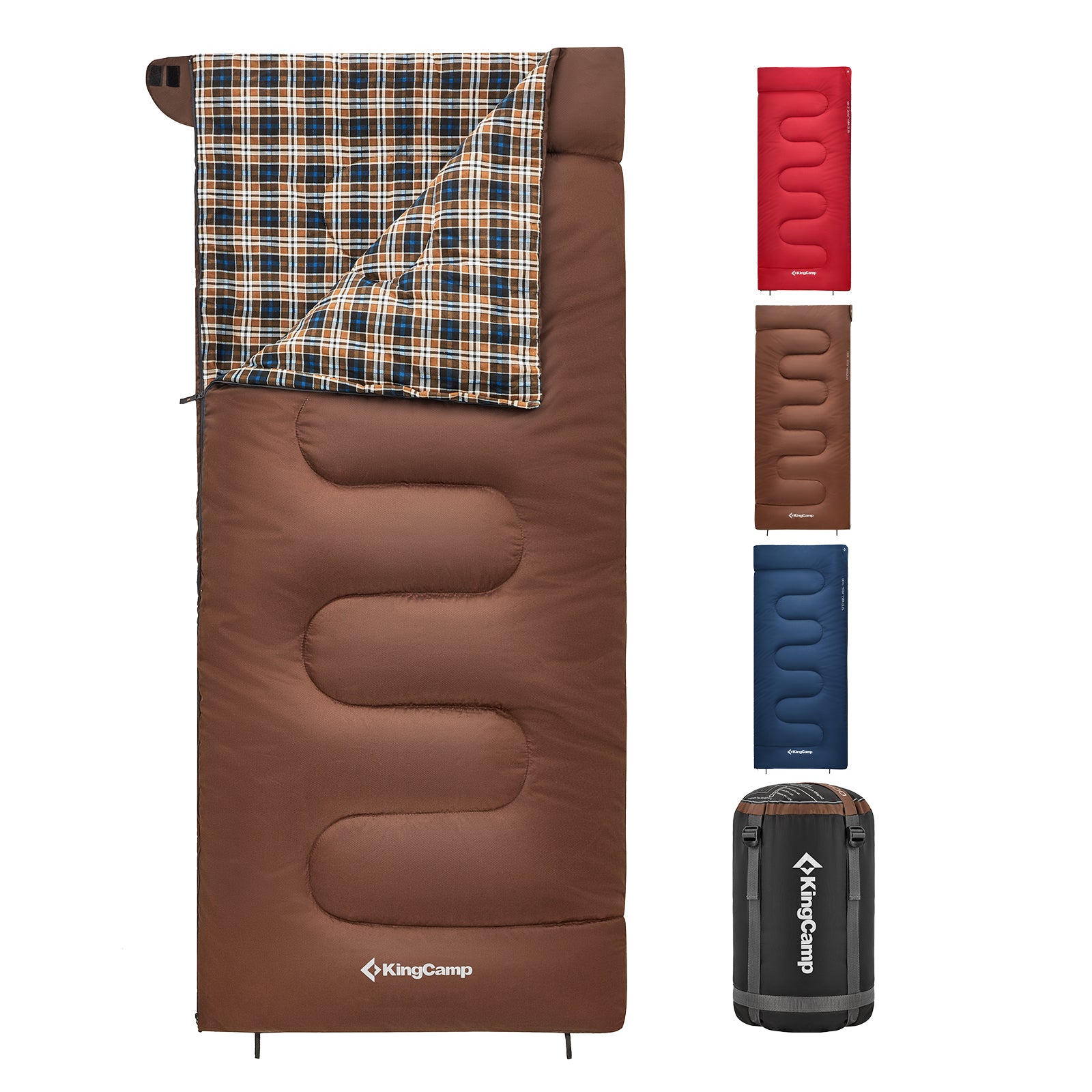 KingCamp Outdoor Gear Cotton Flannel 3 Season Sleeping Bags