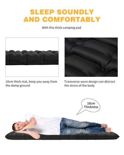 KingCamp Double Inflatable Camping Sleeping Bag Mattress
