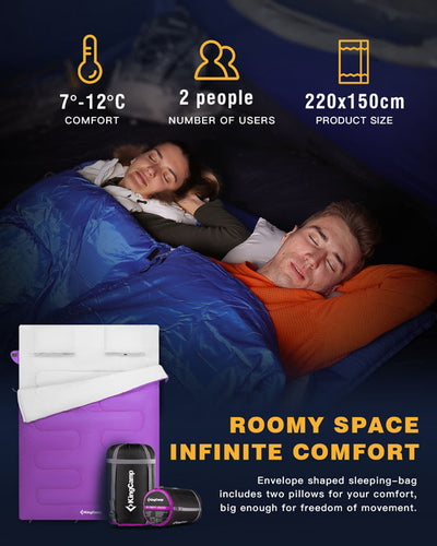 KingCamp Double Lightweight Sleeping Bag
