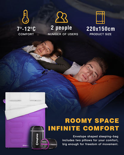 KingCamp Double Lightweight Sleeping Bag