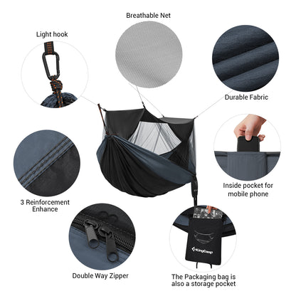 KingCamp Double nylon mosquito net hammock