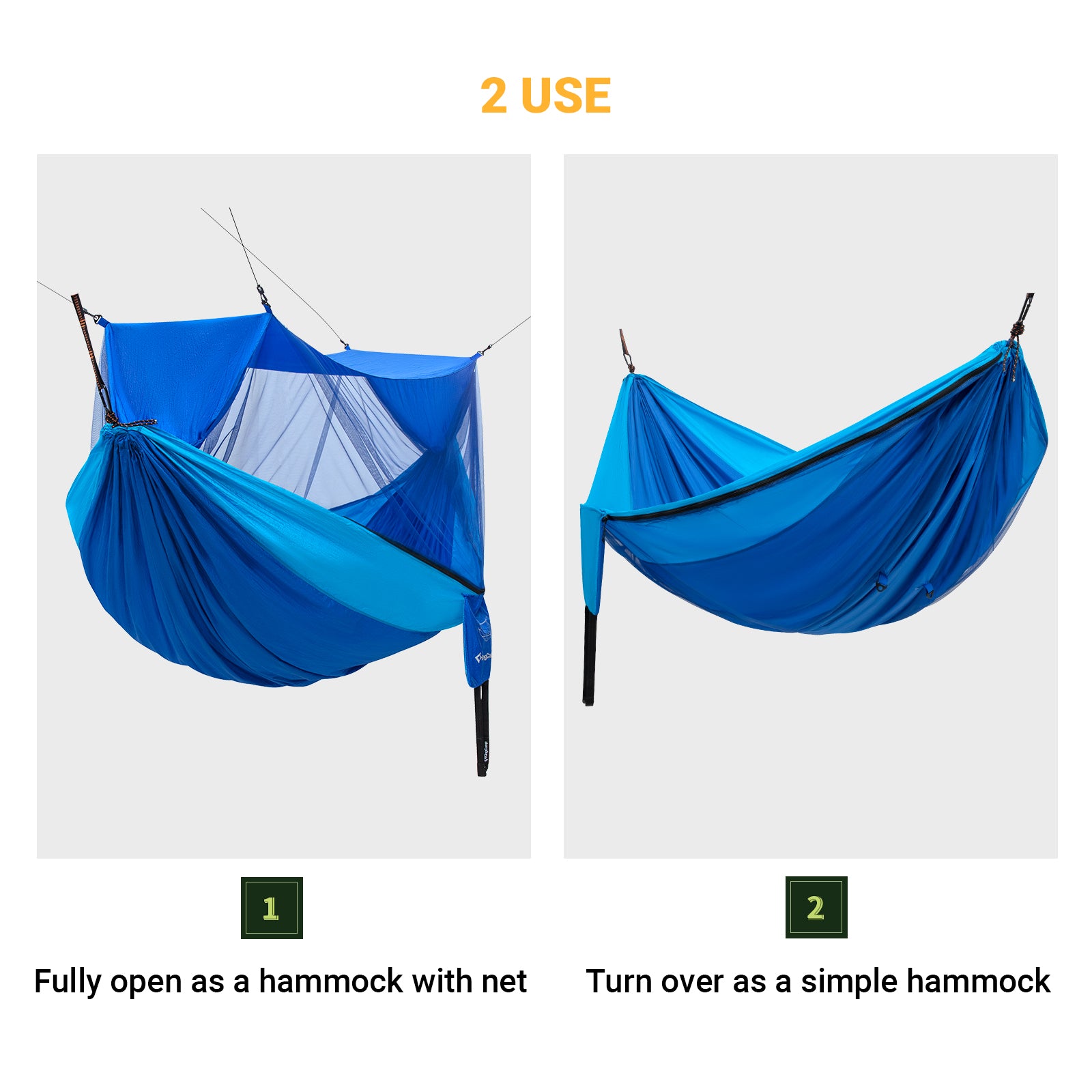 KingCamp Double nylon mosquito net hammock