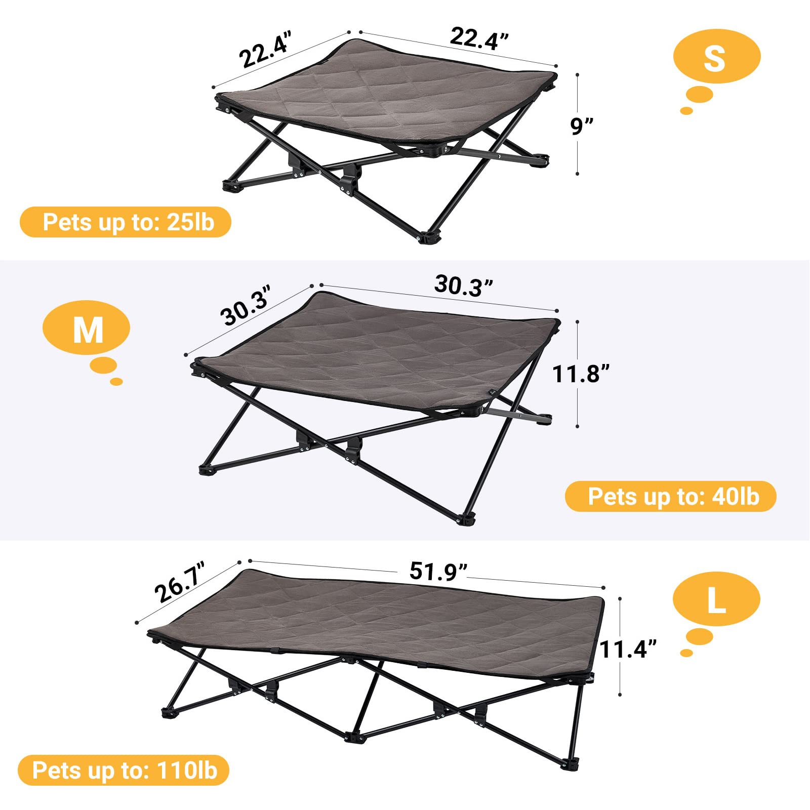 KingCamp Elevated Outdoor Raised Mat