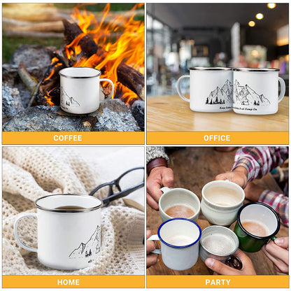 KingCamp Enamel Coffee Camping Mugs 15 fl oz