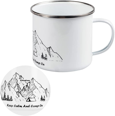 KingCamp Enamel Coffee Camping Mugs 15 fl oz