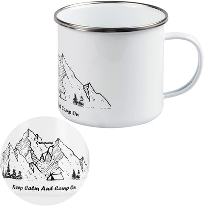 KingCamp Enamel Coffee Camping Mugs 15 fl oz