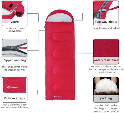 KingCamp Extra Wide 4 Season Sleeping Bag