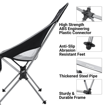 KingCamp Extra Wide High Back Camping Chair