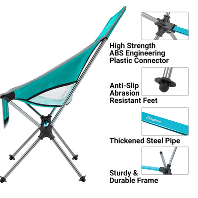 KingCamp Extra Wide High Back Camping Chair