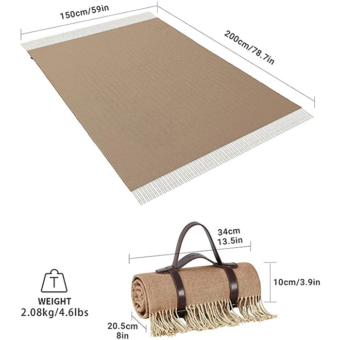 KingCamp Faux Wool Washable Picnic Blanket