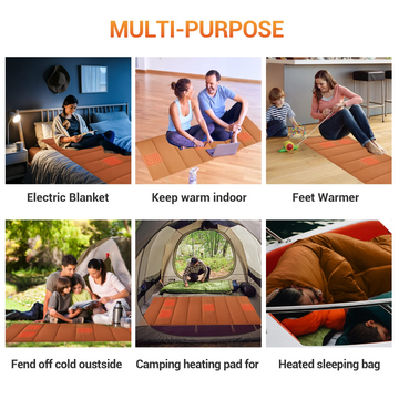 Buy KingCamp Outdoor Heated Sleeping Bag with 3 Temperature