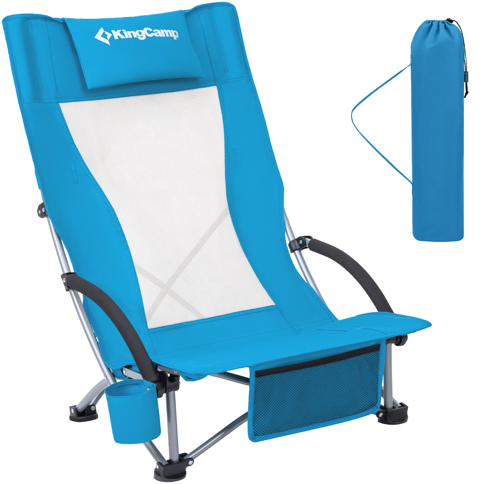 KingCamp High Mesh Back Beach Folding Chair