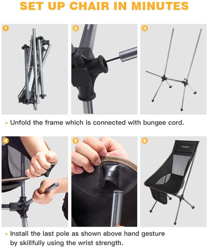 KingCamp High Sling Beach Chair