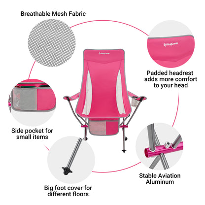 KingCamp Highback Camping Chairs