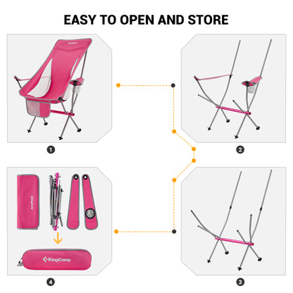 KingCamp Highback Camping Chairs