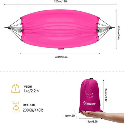 KingCamp Ice Silk Mesh Camping Hammock