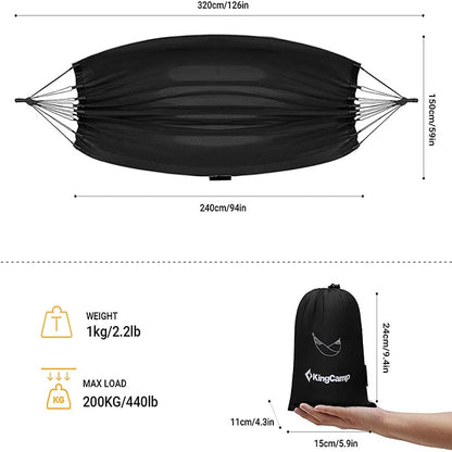 KingCamp Ice Silk Mesh Camping Hammock
