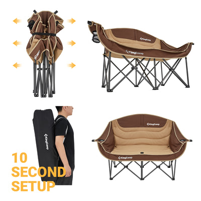 KingCamp CANNA C20 Loveseat Double Seat Chair