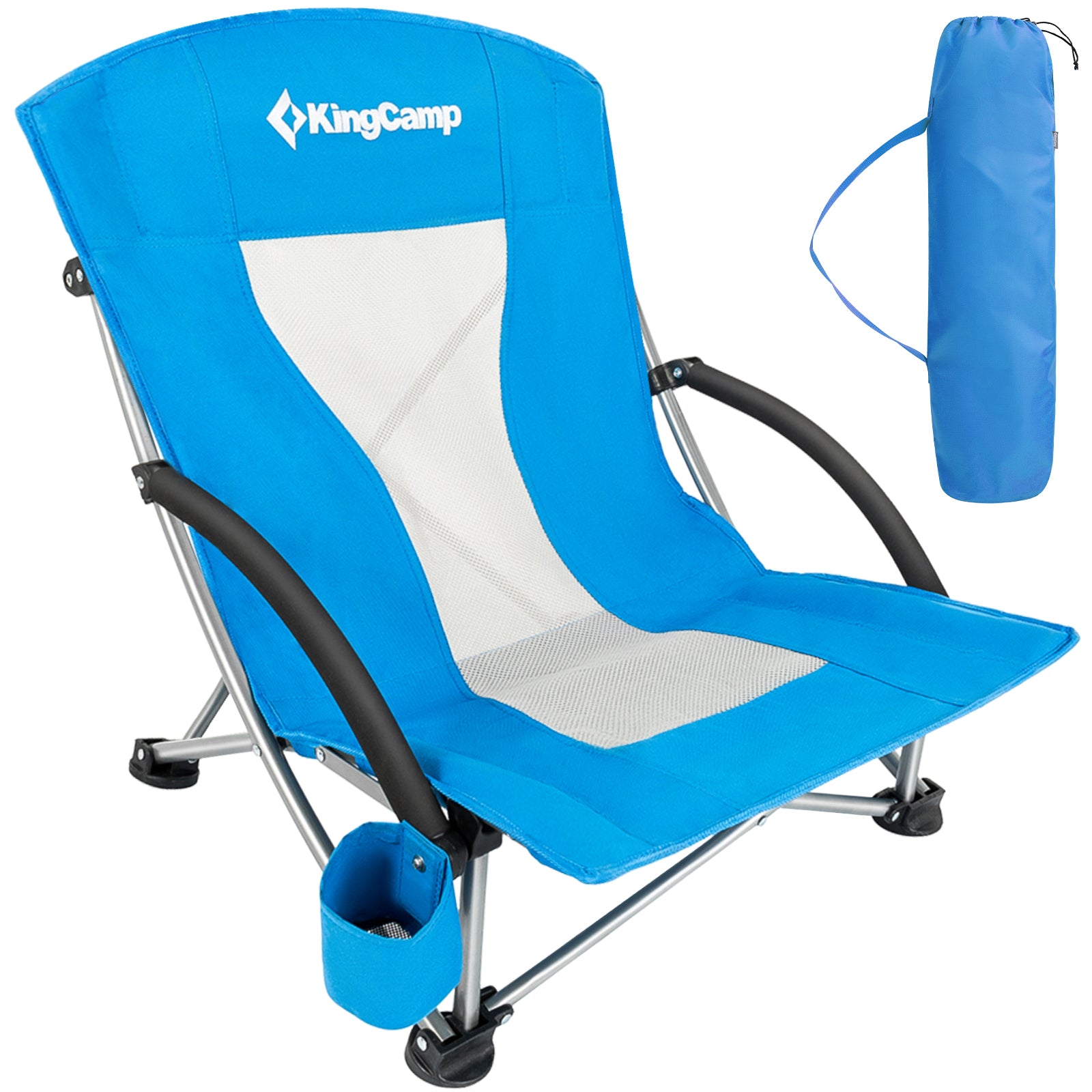 KingCamp Low Sling Beach Chairs Rosered / 1-Pack