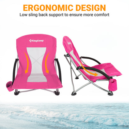 KingCamp Low Sling Beach Chairs