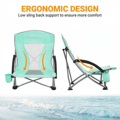 KingCamp Low Sling Beach Chairs