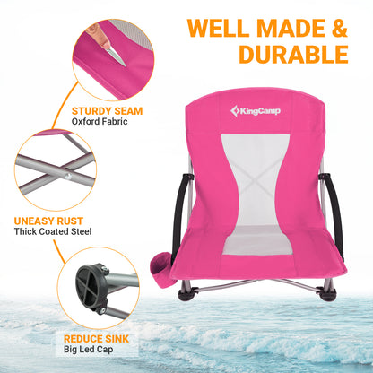 KingCamp Low Sling Beach Chairs