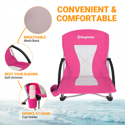 KingCamp Low Sling Beach Chairs
